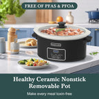 8 Quart Programmable Slow Cooker with Timer
