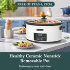 8 Quart Programmable Slow Cooker with Timer