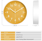 8” Round Silent Wall Clock
