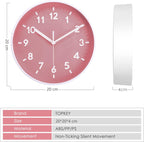 8” Round Silent Wall Clock