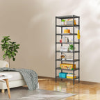8-Tier Shelving Unit Adjustable Two 4-Tier Storage Shelves