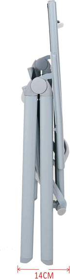 8-Way Adjustable Folding Chair Aluminium