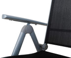 8-Way Adjustable Folding Chair Aluminium