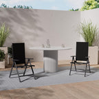 8-Way Adjustable Folding Chair Aluminium