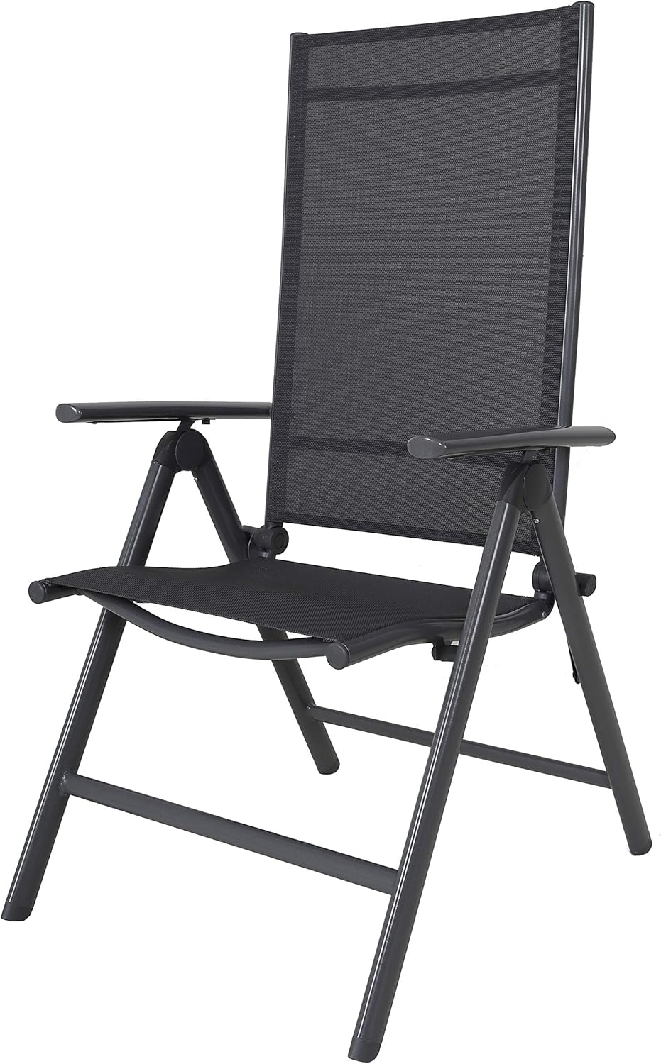 8-Way Adjustable Folding Chair Aluminium