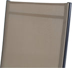 8-Way Adjustable Folding Chair Aluminium