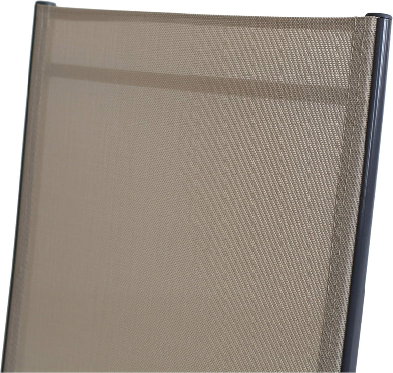 8-Way Adjustable Folding Chair Aluminium