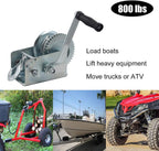 800lbs Heavy Duty Hand Winch Boat Trailer Strap