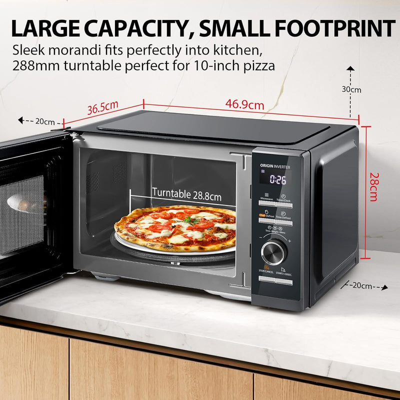 800W 23L Microwave Oven with Digital Display Auto