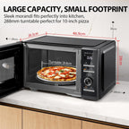 800W 23L Microwave Oven with Digital Display Auto