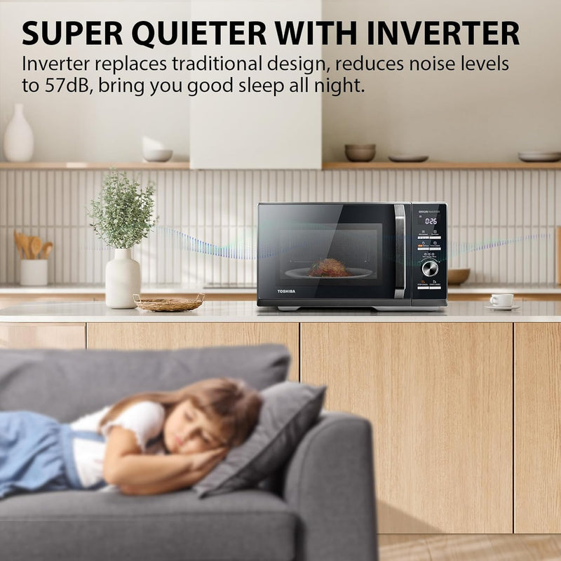 800W 23L Microwave Oven with Digital Display Auto