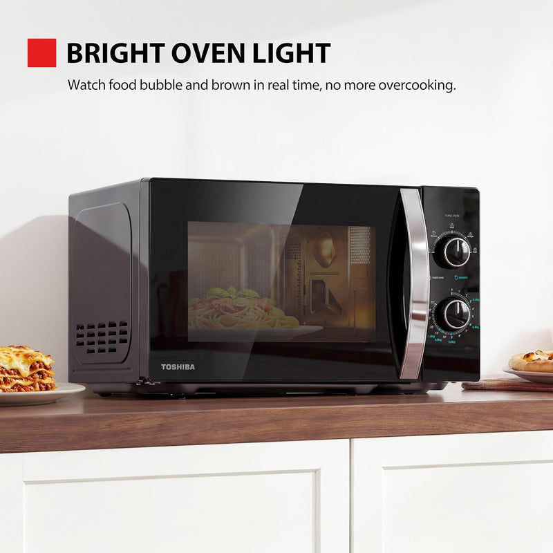 800W 23L Microwave Oven with Digital Display Auto