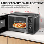 800W 23L Microwave Oven with Digital Display Auto