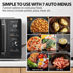 800W 23L Microwave Oven with Digital Display Auto