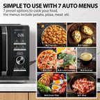 800W 23L Microwave Oven with Digital Display Auto