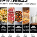 800W 23L Microwave Oven with Digital Display Auto