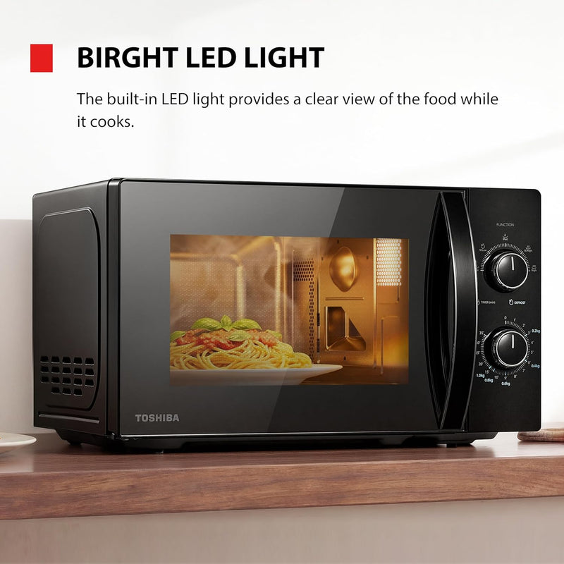 800W 23L Microwave Oven with Digital Display Auto
