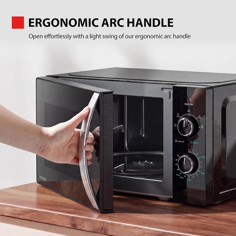 800W 23L Microwave Oven with Digital Display Auto