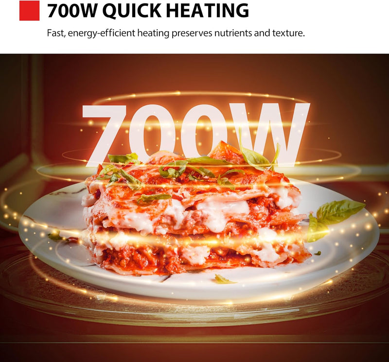 800W 23L Microwave Oven with Digital Display Auto