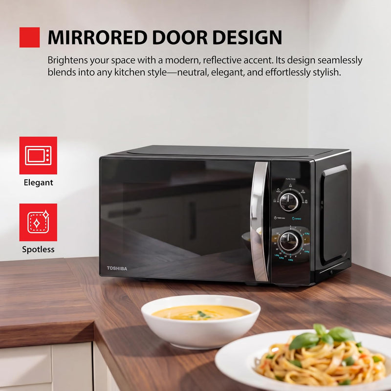 800W 23L Microwave Oven with Digital Display Auto