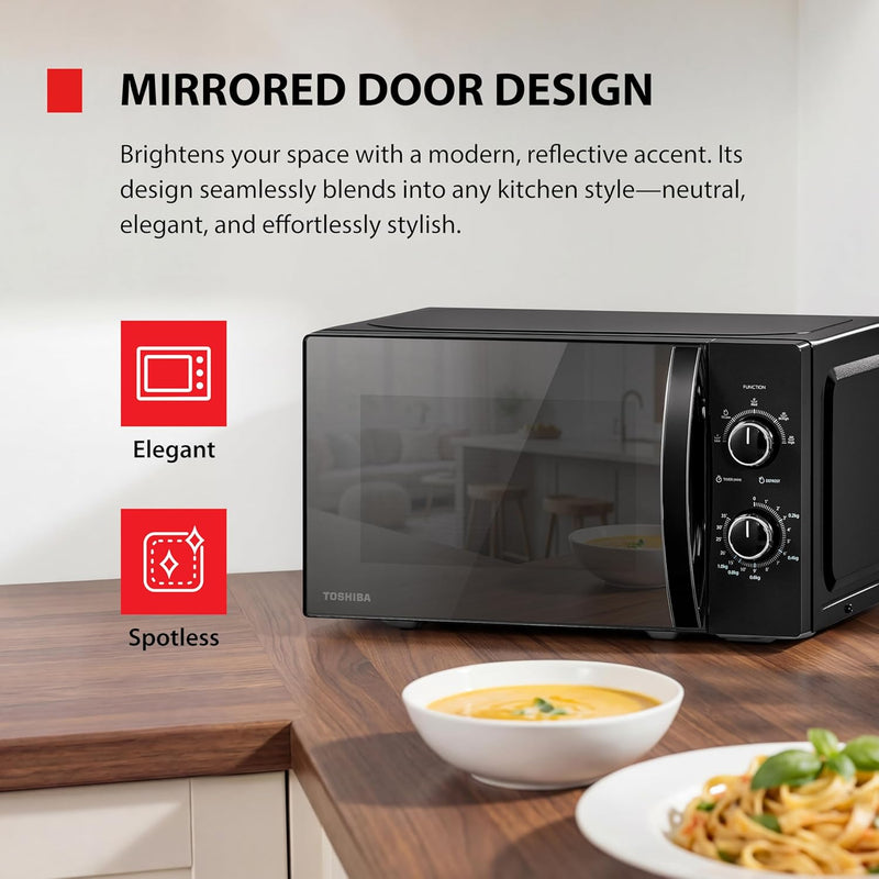 800W 23L Microwave Oven with Digital Display Auto