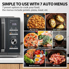 800W 23L Microwave Oven with Digital Display Auto