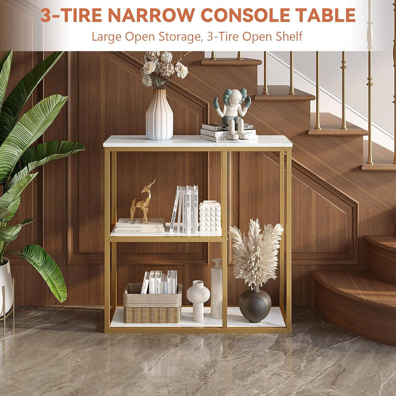 80CM Console Table Narrow Entry for Living Room