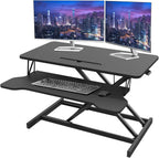 80CM Desk Converter Ergonomic Sit-Stand Riser Height Adjustable