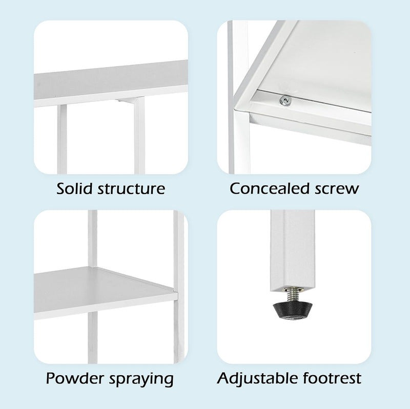 80CM Inch Metal Console Table with 3 Tier