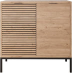 80CM Narrow Sideboard Cabinet Modern Wooden Storage
