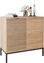 80CM Narrow Sideboard Cabinet Modern Wooden Storage