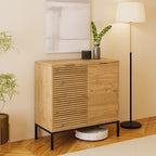 80CM Narrow Sideboard Cabinet Modern Wooden Storage