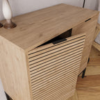 80CM Narrow Sideboard Cabinet Modern Wooden Storage