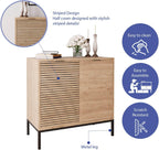 80CM Narrow Sideboard Cabinet Modern Wooden Storage