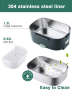 80W Faster Heating Electric Lunch Box Upgraded 3