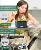 80W Faster Heating Electric Lunch Box Upgraded 3