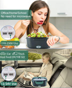 80W Faster Heating Electric Lunch Box Upgraded 3