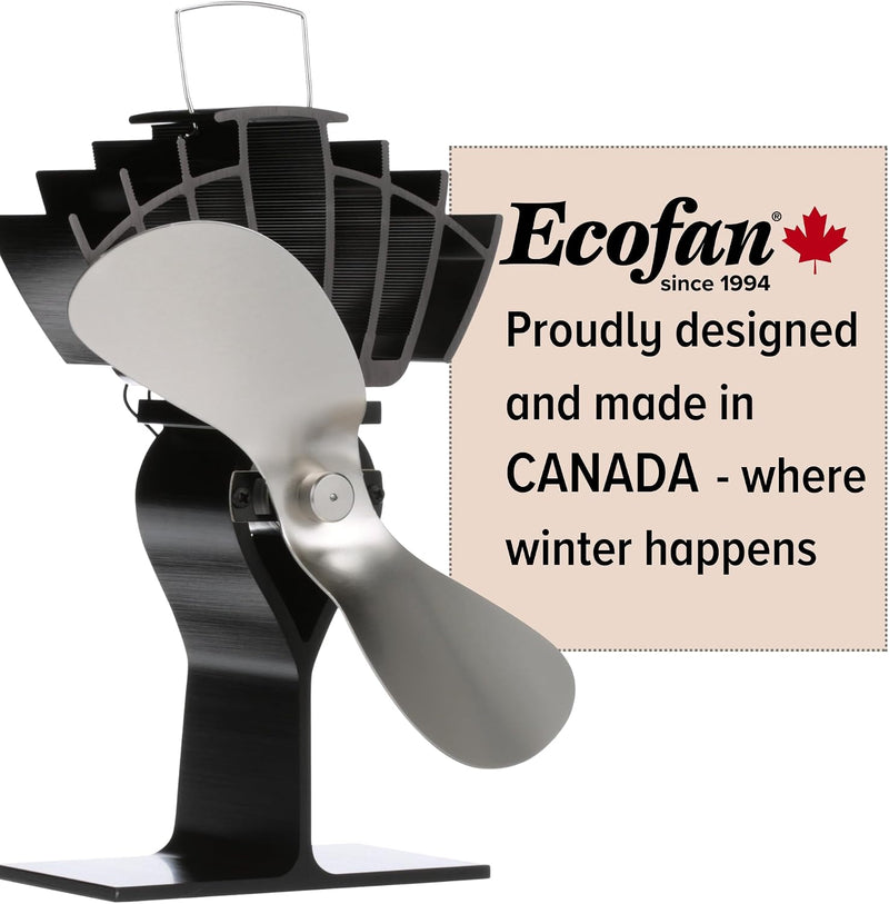 810cakbx Heat Powered Wood Stove Fan Nickel Bilingual