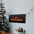 84CM Electric Fireplace Insert Linear Wall Mounted Heater