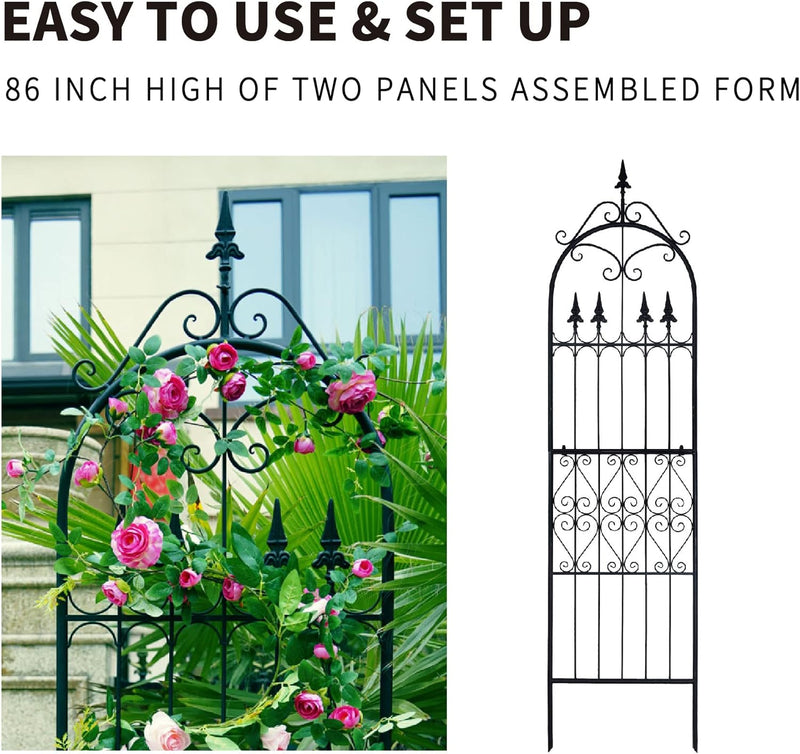 Trellis 86” X 21.7” for Climbing Plants 7.2FT