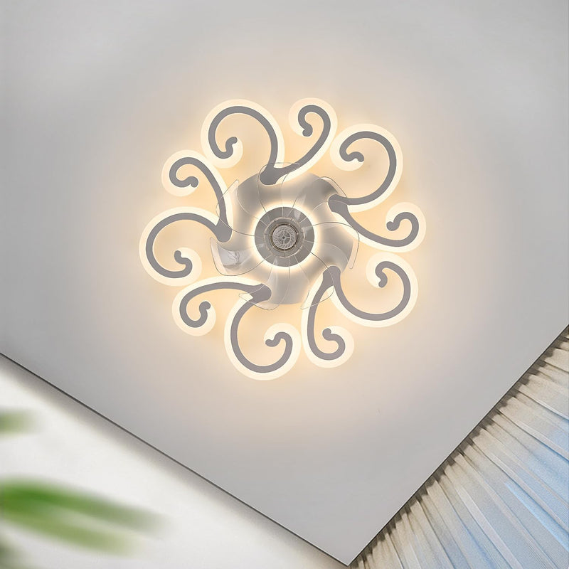 86CM LED Ceiling Fan Light with Remote App