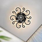 86CM LED Ceiling Fan Light with Remote App