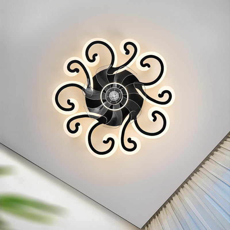 86CM LED Ceiling Fan Light with Remote App