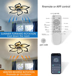 86CM LED Ceiling Fan Light with Remote App