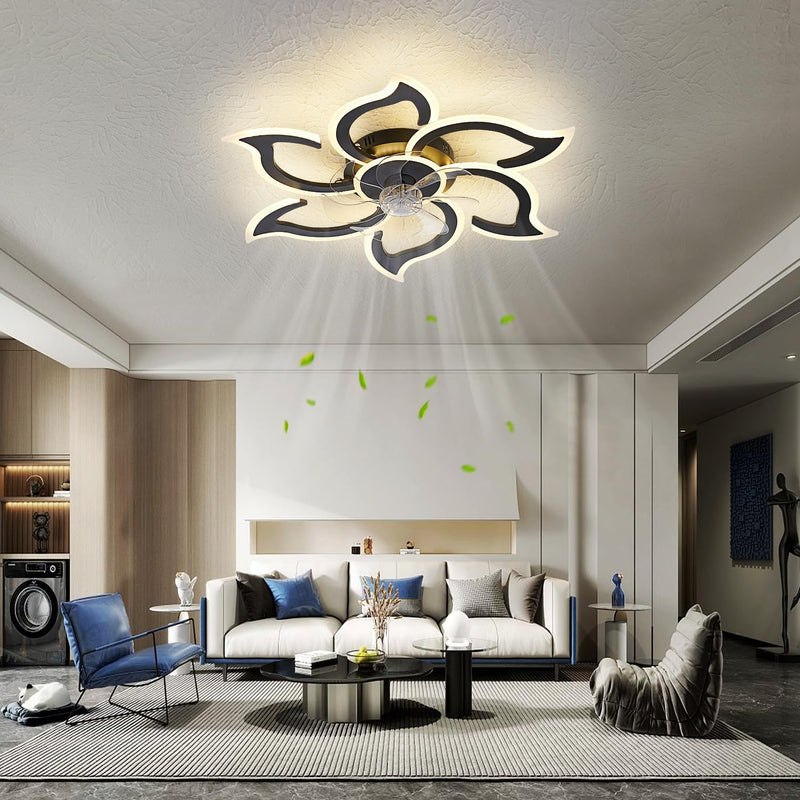 86CM LED Ceiling Fan Light with Remote App