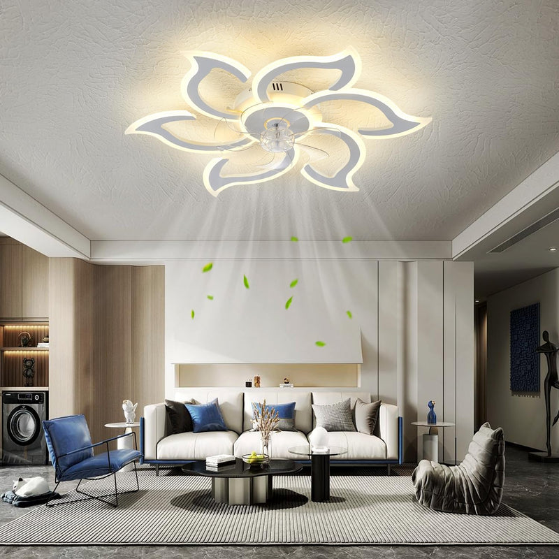 86CM LED Ceiling Fan Light with Remote App