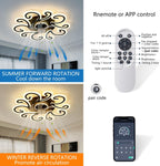 86CM LED Ceiling Fan Light with Remote App