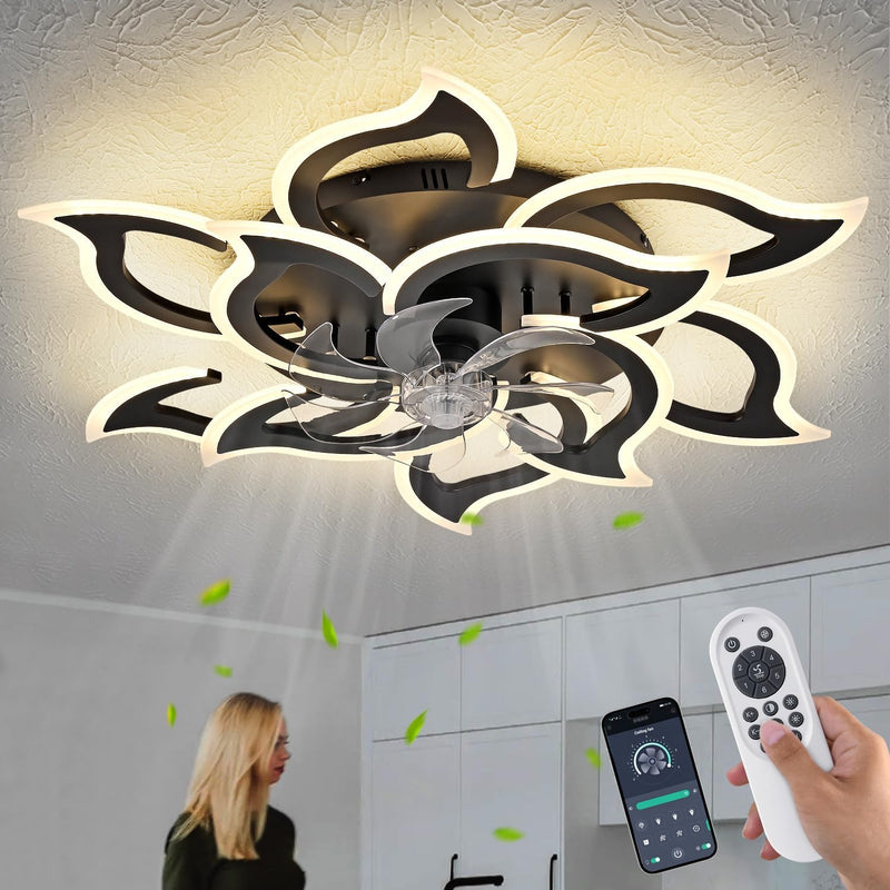 86CM LED Ceiling Fan Light with Remote App