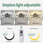 86CM LED Ceiling Fan Light with Remote App
