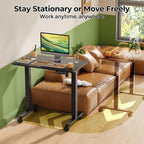 88CM Small Standing Desk with Whole-Piece Top Wheels